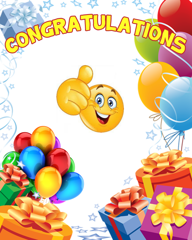 Congratulations